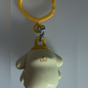 Sanrio Cream and Yellow Keychain Figure